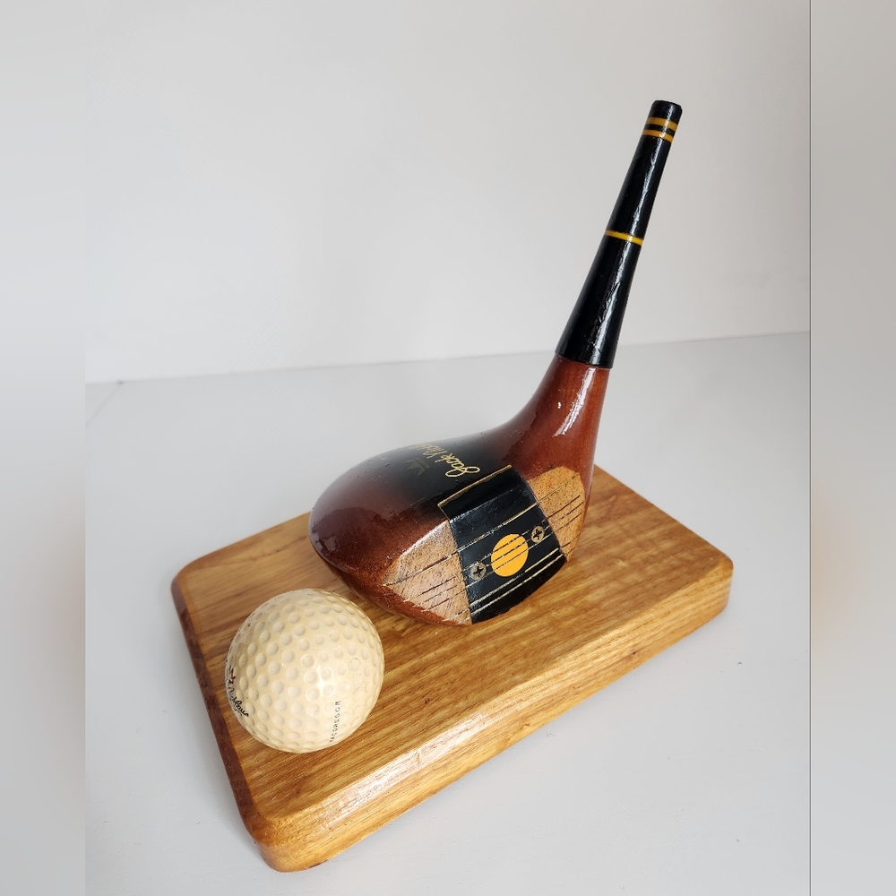 Jack Nicklaus Golf Club Desk Plaque Card Holder Father’s Day Gift Retirement Dad